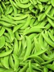 Snow Peas Stock Photo