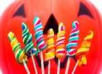 Twisted Halloween Candy Stock Photo