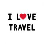 I Love Travel1 Stock Photo