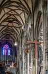 Detail View Of St Stephans Cathedral In Vienna Stock Photo