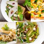 Healthy And Tasty Italian Food Collage Stock Photo