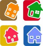 House Icons Stock Photo