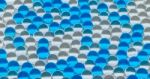 Polymer Gel. Gel Balls. Balls Of Blue And Transparent Hydrogel, Stock Photo