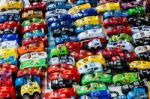 Many Small Toy Cars Stock Photo