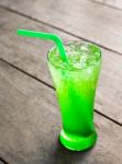 Apple Italian Soda Stock Photo