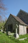 Bramber, West Sussex/uk - April 20 : Exterior View Of St Nichola Stock Photo