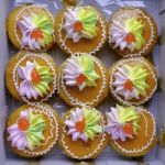 Thai Style Cup Cake Stock Photo