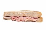 Sandwich With Ham Stock Photo