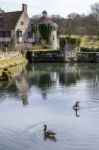 View Of  A Building On The Scotney Castle Estate Stock Photo