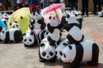 Chiang Mai, Thailand - March 19, 2016  : 1600 Pandas World Tour In Thailand By Wwf At Tha-pae Gate Stock Photo