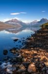 Lake Mcdonald Stock Photo