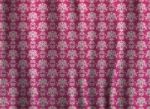 Art Pattern Curtains Stock Photo