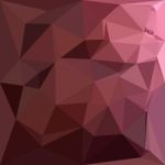 Antique Ruby Abstract Low Polygon Background Stock Photo