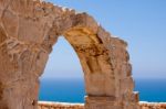 Kourion, Cyprus/greece - July 24 : Remains At The Ancient City O Stock Photo