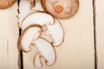 Shiitake Mushrooms Stock Photo