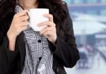 Business Woman And Coffee Stock Photo