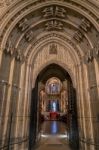 Interior View Of Canterbury Cathedral Stock Photo