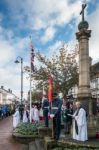 Memorial Service On Remembrance Sunday In East Grinstead Stock Photo