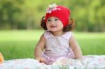 Little Asian Girl Stock Photo