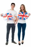 We Are Proud British Supporters Stock Photo