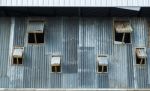 Thai Zinc Barn Stock Photo