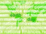 Earth Day Words Stock Photo