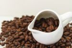 Roasted Coffee Beans Stock Photo