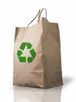 Recycle Paper Bag Stock Photo