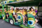 Primary Students Visit The Zoo, In The Jul 27, 2016. Bangkok Thailand Stock Photo