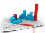 Business Graph Stock Photo