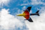 Hawker Hunter Miss Demeanour Aerial Display At Shoreham Airshow Stock Photo