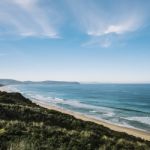 View Of Bruny Island Beach In The Afternoon Stock Photo