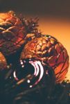 Christmas Ornaments Background Stock Photo