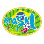 Brasil 2014 Soccer Football Ball Stock Photo