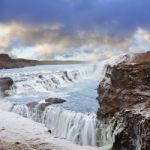 Gulfoss Waterfall In Iceland Stock Photo