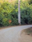 Curved Road Stock Photo