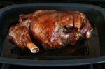 Roast Lamb Stock Photo