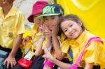 Primary Students Visit The Zoo, In The Jul 27, 2016. Bangkok Thailand Stock Photo