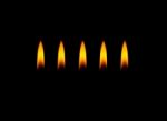 Candle Flame Stock Photo