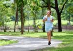 Jogging Stock Photo