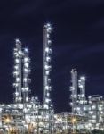 Oil Refinery Industry Stock Photo