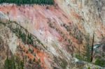 Grand Canyon Of Yellowstone Stock Photo