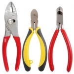 Three Pliers Stock Photo