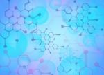 Molecular Background Stock Photo