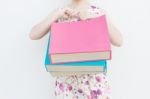 Girl With Shopping Bags Stock Photo