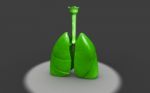 3d Rendered Lungs Stock Photo