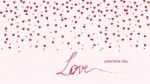 Hearts Love - Valentine`s Day Background - Illustration -  Stock Photo