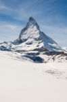 Mountain Matterhorn, Zermatt, Switzerland Stock Photo