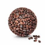 Coffee World 3d Illustration Stock Photo