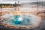 Firehole Spring Stock Photo